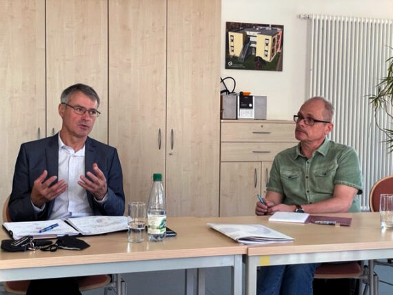 Besuch von Dr. Drechsel Lebenshilfe Auerbach e.V.